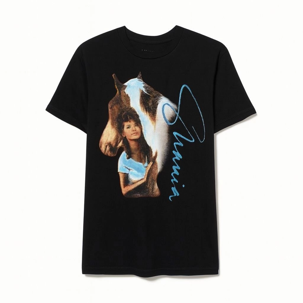 Queen Shania Twain Horse Meet & Greet T-Shirt.